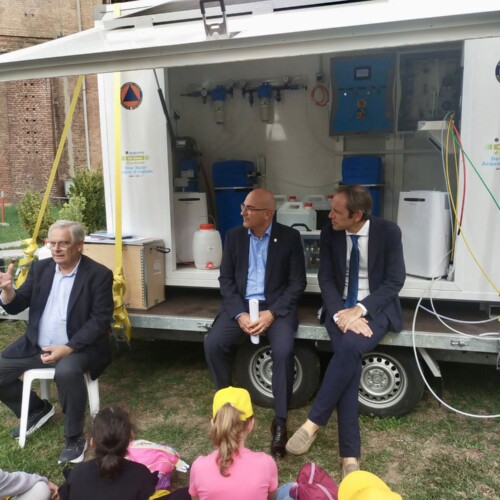 La stazione “Acqua di rugiada” presentata agli studenti alessandrini