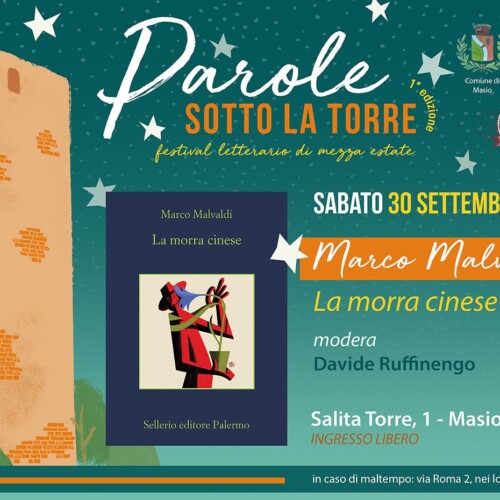 Marco Malvaldi oggi pomeriggio a Masio per presentare il suo ultimo libro