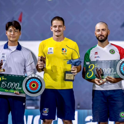Mauro Nespoli centra il podio: bronzo alla Coppa del Mondo per l’arciere vogherese