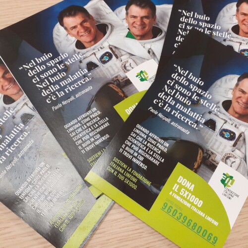 L’astronauta Paolo Nespoli ad Alessandria per parlare di ricerca e sostenere la Fondazione Italiana Linfomi