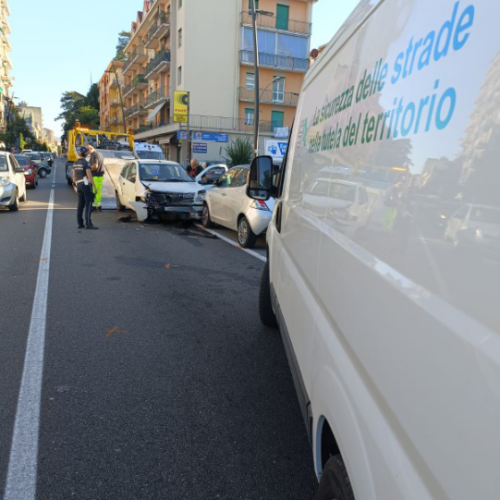 Incidente in via Martiri della Benedicta a Serravalle Scrivia