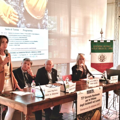 Oggi la Giornata per le Vittime del lavoro. Ass. Chiorino “Inseriamo la cultura della sicurezza tra le materie di studio”