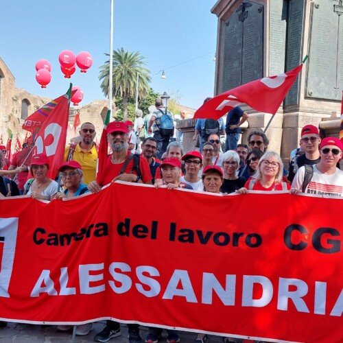 Anche la Cgil di Alessandria alla manifestazione in difesa dei diritti sanciti dalla nostra Costituzione