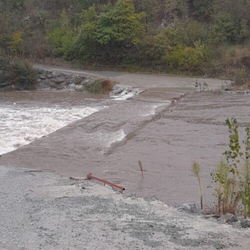 Chiuso il guado sull’Erro per innalzamento del corso d’acqua