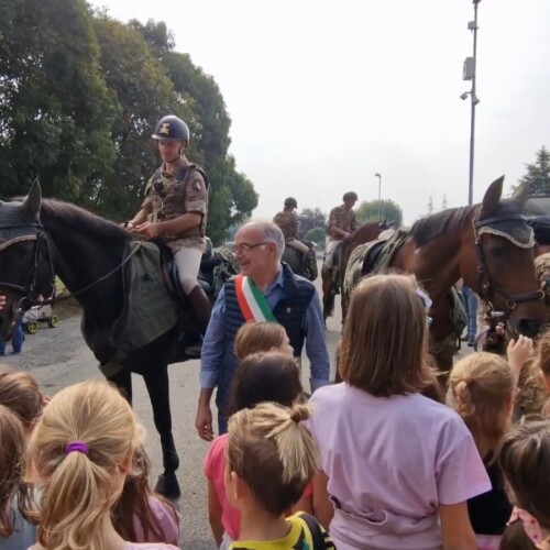 A Solero la tappa della Cavalcata del Bicentenario promossa dalla Scuola di Cavalleria dell’Esercito