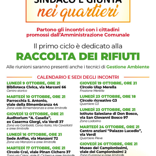 A Novi primo incontro tra l’Amministrazione e i cittadini dedicato alla raccolta rifiuti
