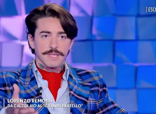 A Verissimo il calzolaio novese Lorenzo Remotti dopo l’esperienza al GF: “Sogno di fare un film comico”