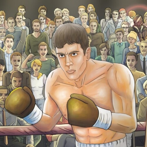 Campione sul ring e nella vita, il pugile alessandrino Benito Michelon ora è anche un eroe dei fumetti