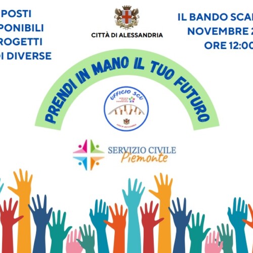 “Prendi in mano il tuo futuro”: le proposte dell’Ufficio Servizio Civile di Alessandria