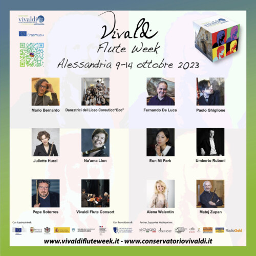 Dal 9 al 14 ottobre la terza edizione della Vivaldi Flute Week: in programma masterclass e concerti per tutta la città