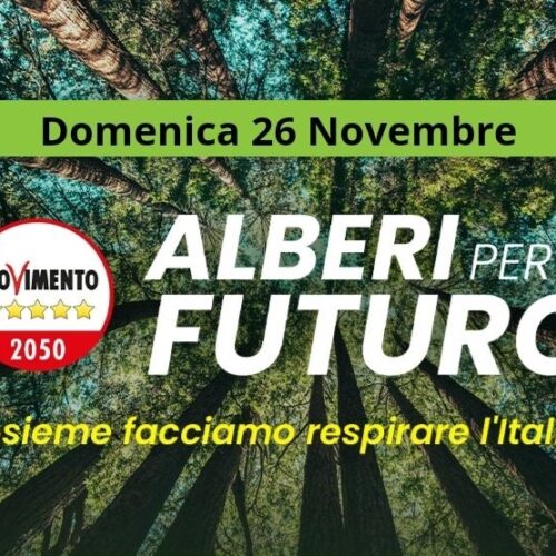 M5S Alessandria: domenica l’iniziativa “Alberi per il Futuro” al parco di via Tortona