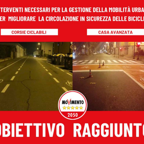 Corsie ciclabili, M5S invita a sostenerle e rispettarle per una mobilità più sostenibile