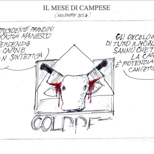 Le vignette di novembre firmate dall’artista valenzano Ezio Campese