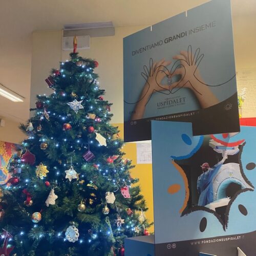 La Fondazione Uspidalet lascia “il segno” del suo sostegno all’Ospedaletto anche lungo i corridori e nei reparti