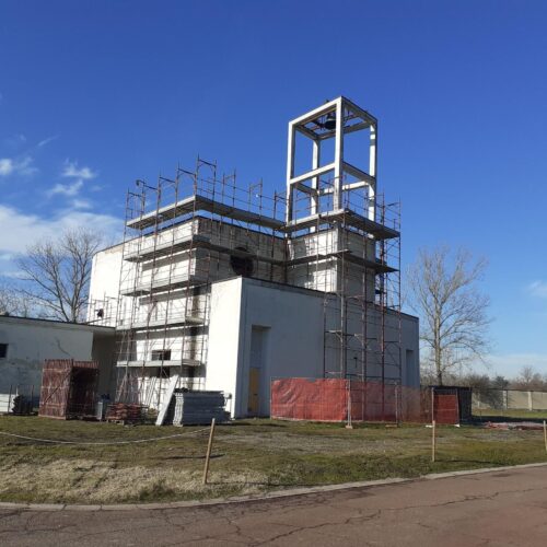 Chiesa di Ignazio Gardella: partiti importanti lavori di messa in sicurezza