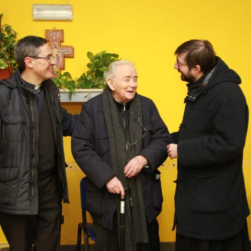 Festa a sorpresa per i 100 anni di Don Guido Ottria
