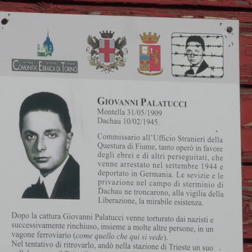 Una nuova targa dedicata a Giovanni Palatucci sul Carro dei Deportati di Alessandria
