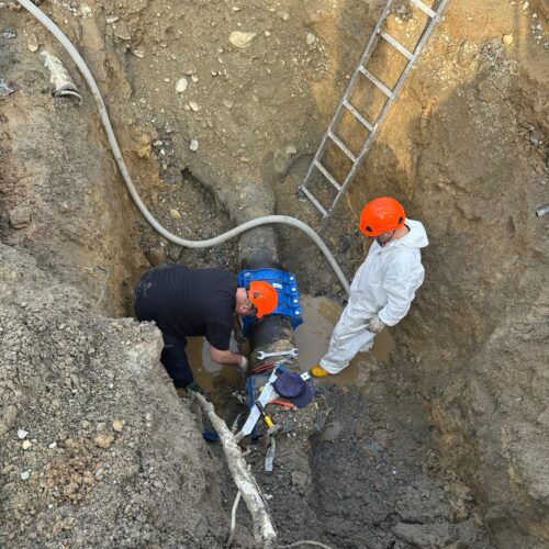Guasto alle tubature dell’acqua in via dei Preti