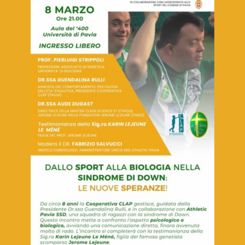 Athletic Pavia e Cooperativa CLAPS: un decennio di impegno per i ragazzi Down