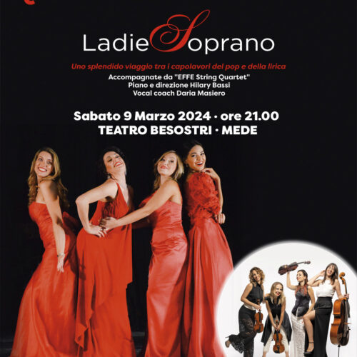 Sabato 9 marzo le LadieSoprano al Teatro Besostri di Mede