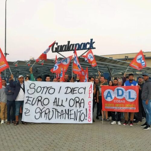 Sindacato Adl Cobas: “Alla Gualapack accordo su mensa e presenza. Vittoria dei lavoratori ma la lotta continua”