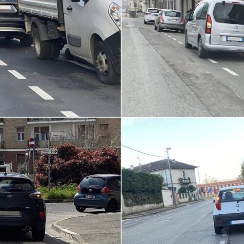 Parcheggi selvaggi sulle corsie ciclabili ad Alessandria: l’amarezza dell’associazione Amici delle Bici