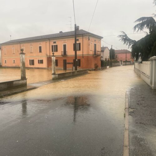 Maltempo: la situazione nel sobborgo alessandrino di Litta Parodi