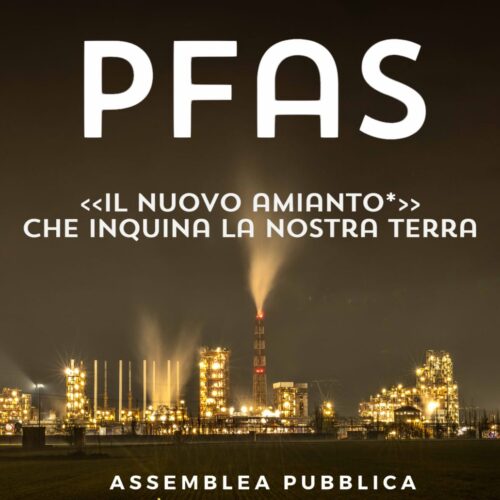 Stasera confronto sui rischi legati ai Pfas