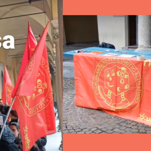 Pavia, studenti in piazza per le borse di studio: “Senza, addio università”