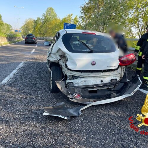 Incidente sulla tangenziale est di Lodi: due feriti