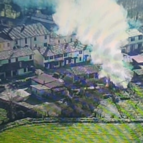 Incendio a Vaccarizza: rustico distrutto, forse una fuga di gas