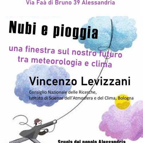 Nubi e pioggia: mercoledì incontro con Levizzani