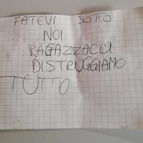 Occimiano contro l’inciviltà e i “ragazzacci” che distruggono tutto