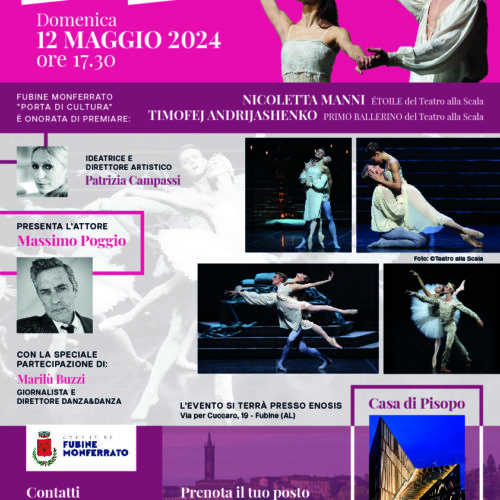 Fubine premia le stelle del Teatro alla Scala Nicoletta Manni e Timofej Andrijashenko