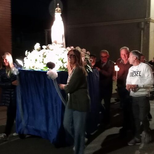 Sabato a Litta Parodi la processione della Madonna di Fatima