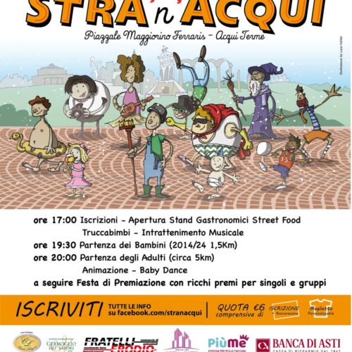 Sabato 18 maggio si corre la Stra’n’Acqui