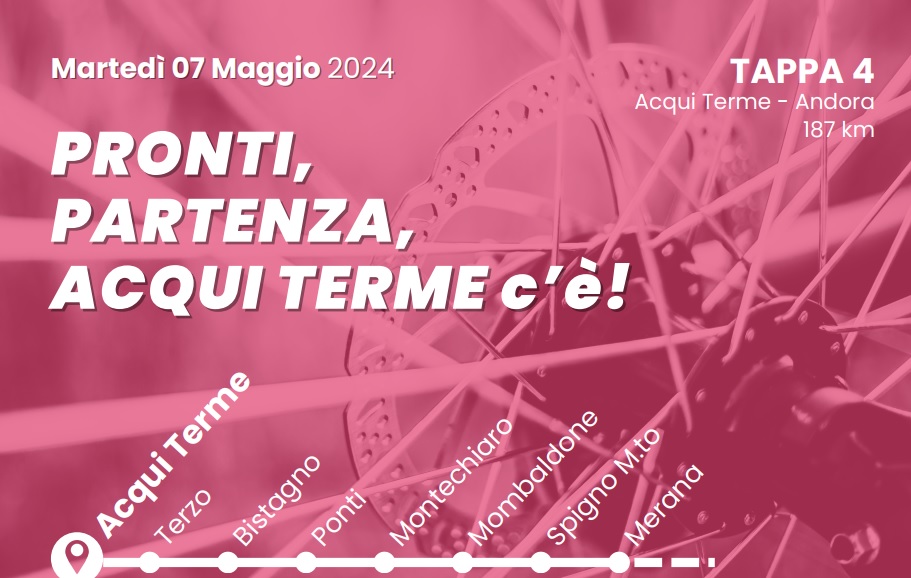 Ad Acqui la partenza del Giro d'Italia: le strade chiuse e il percorso