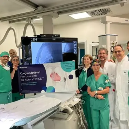 San Matteo all’avanguardia: primo impianto di defibrillatore extravascolare per pazienti a rischio di arresto cardiaco