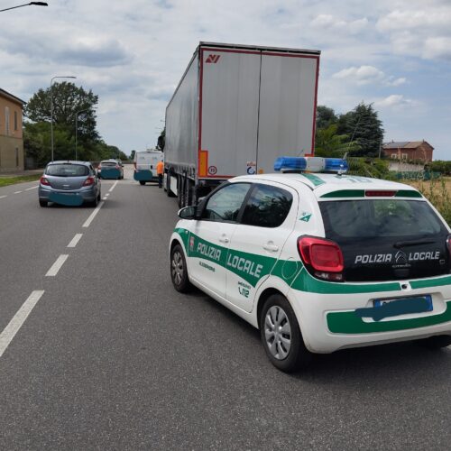 Mezzo pesante in avaria: disagi al traffico a Litta sulla ss35bis dei Giovi