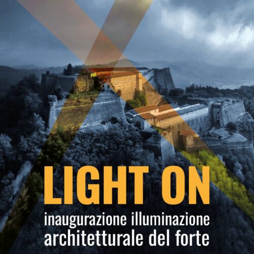 Il forte di Gavi si colora di mille luci