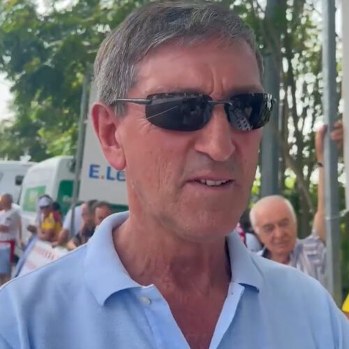 I figli del “Campionissimo” a Tortona per il Tour: “Emozionante vedere tante persone lungo le strade dove pedalava papà”