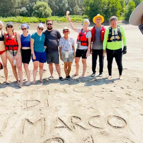 In canoa sul Po da Rivarone a Venezia, il racconto del Cammino di S. Marco: “Una scuola di vita”