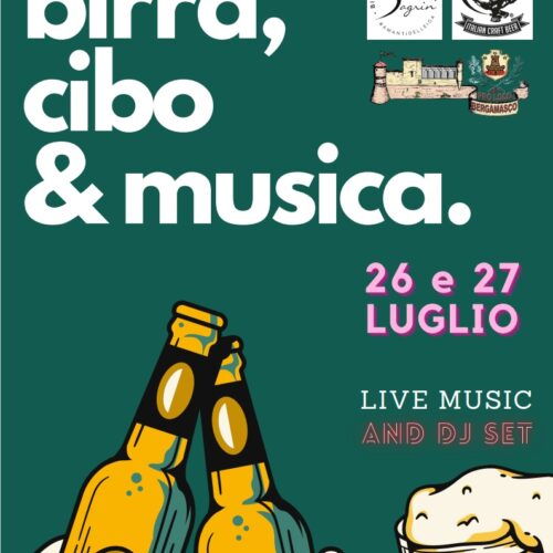 Venerdì 26 e sabato 27 luglio “Festa della birra” a Bergamasco