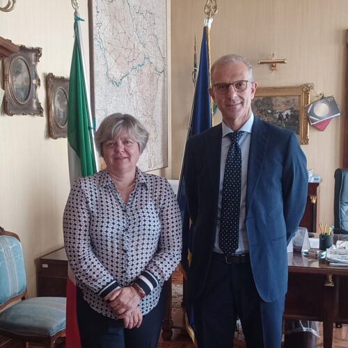 Il Prefetto di Pavia accoglie il nuovo capo DIA di Milano Giuseppe Furciniti