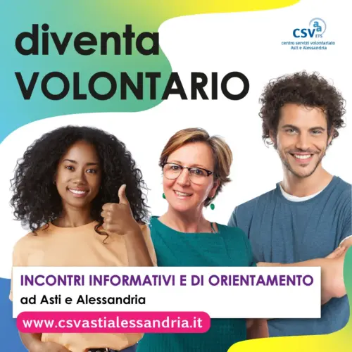Csvaa: ad Alessandria due incontri per aspiranti nuovi volontari