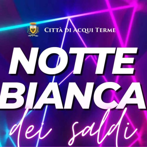 Musica, negozi aperti e notte bianca ad Acqui per i saldi