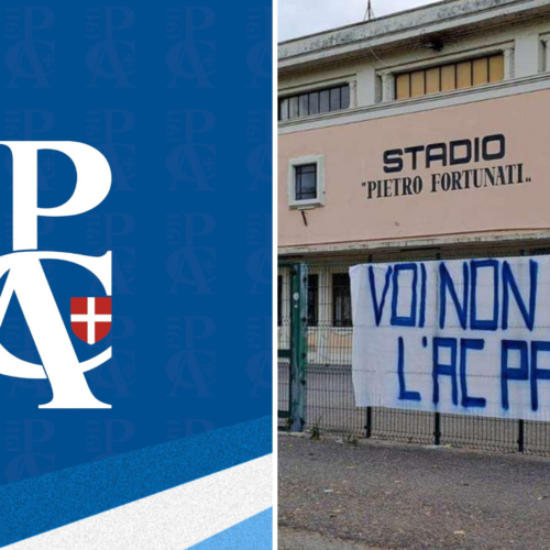 “Voi non siete l’A.C. PAVIA!”: la dura contestazione dei tifosi al nuovo logo