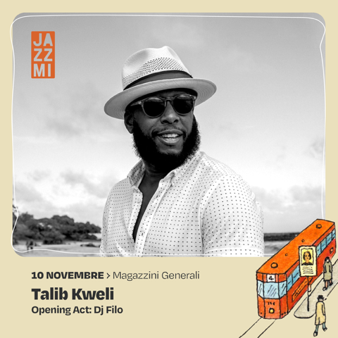 Talib Kweli arriva al JAZZMI il 10 novembre ai Magazzini Generali di Milano