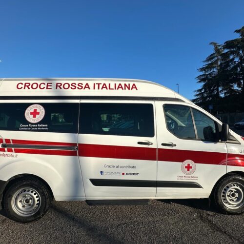 Un nuovo mezzo per il trasporto di persone con disabilità per la Croce Rossa di Casale