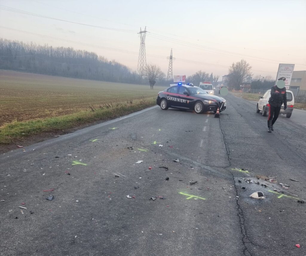 Incidente strada turchino novi